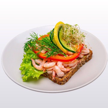 Smørbrød med reker